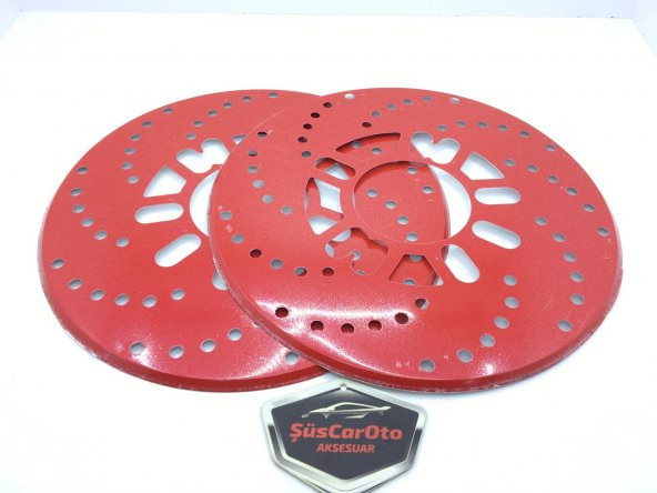 Üniversal Kampana Sacı Disk Sacı Disk Fırfırı 2li Set 14 ve Üzeri Kırmızı - 2