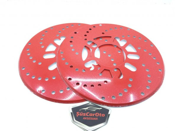 Üniversal Kampana Sacı Disk Sacı Disk Fırfırı 2li Set 14 ve Üzeri Kırmızı - 3