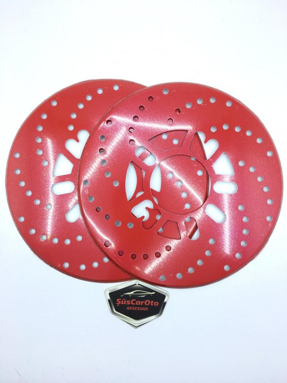 Üniversal Kampana Sacı Disk Sacı Disk Fırfırı 2li Set 14 ve Üzeri Kırmızı - 4