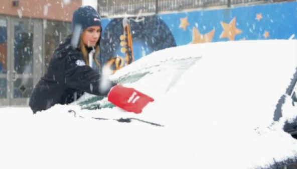 Carub Oto Su Geçirmez Buz Kazıyıcısı Kırıcı Eldivenli - 2