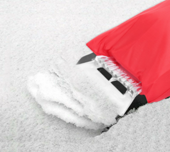 Carub Oto Su Geçirmez Buz Kazıyıcısı Kırıcı Eldivenli - 3