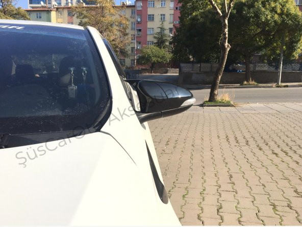 Toyota Auris 2013-2018 Batman Yarasa Ayna Kapağı Piano Black ABS Plastik - Resim 10