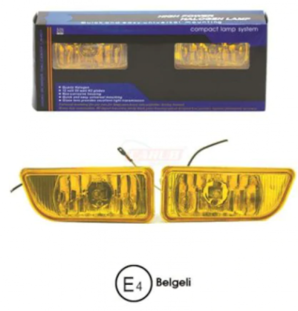 Carub Üniversal Toyota Tip Sis Lambası 12V 2 Adet (Emark Belgeli) - 9