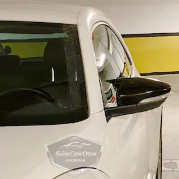 Vw New Beetle 2011-2019 Batman Yarasa Ayna Kapağı Piano Black ABS Plastik - 4