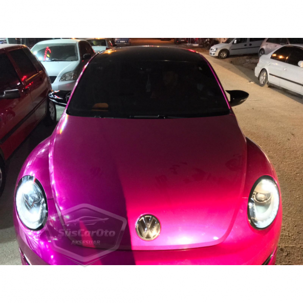 Vw New Beetle 2011-2019 Batman Yarasa Ayna Kapağı Piano Black ABS Plastik - 7