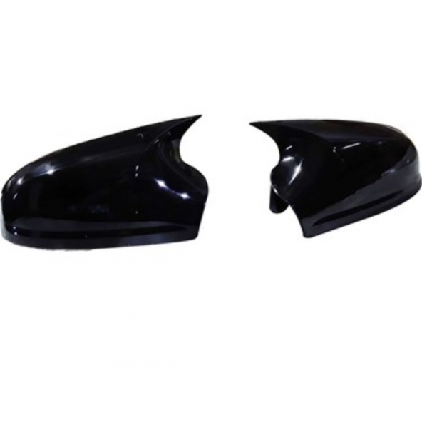 Vw New Beetle 2011-2019 Batman Yarasa Ayna Kapağı Piano Black ABS Plastik - 9