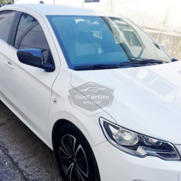Peugeot 301 2012-2019 Batman Yarasa Ayna Kapağı Piano Black ABS Plastik - Resim 9