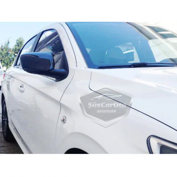 Peugeot 301 2012-2019 Batman Yarasa Ayna Kapağı Piano Black ABS Plastik - Resim 10