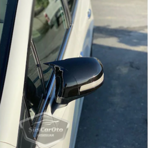 Honda Civic FB7 2012-2016 Batman Yarasa Ayna Kapağı Piano Black ABS Plastik - Resim 9