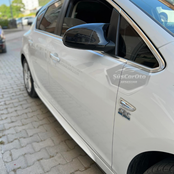 Opel Astra J 2009-2020 Batman Yarasa Ayna Kapağı Piano Black ABS Plastik - Resim 5