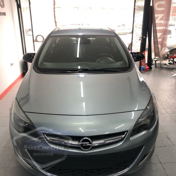 Opel Astra J 2009-2020 Batman Yarasa Ayna Kapağı Piano Black ABS Plastik - Resim 6