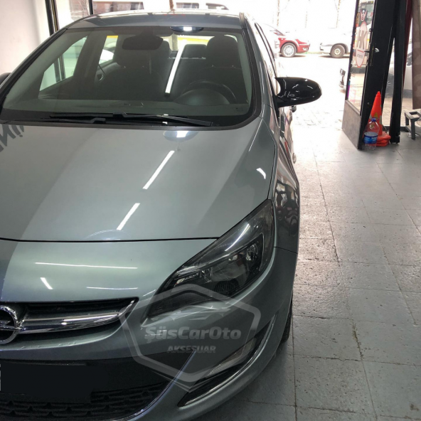 Opel Astra J 2009-2020 Batman Yarasa Ayna Kapağı Piano Black ABS Plastik - Resim 7