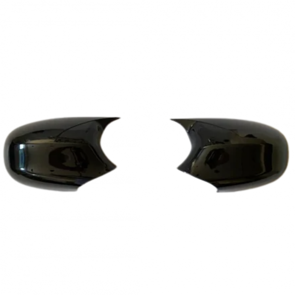 BMW E90 LCİ Makyajlı Kasa 2008-2011 3 Serisi Batman Yarasa Ayna Kapağı Piano Black ABS Plastik - Resim 5