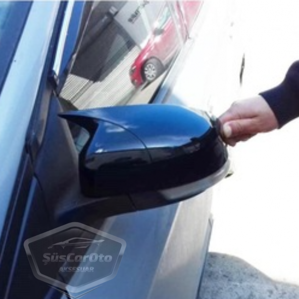 Ford Focus 3 3.5 2011-2018 Batman Yarasa Ayna Kapağı Piano Black ABS Plastik - Resim 5