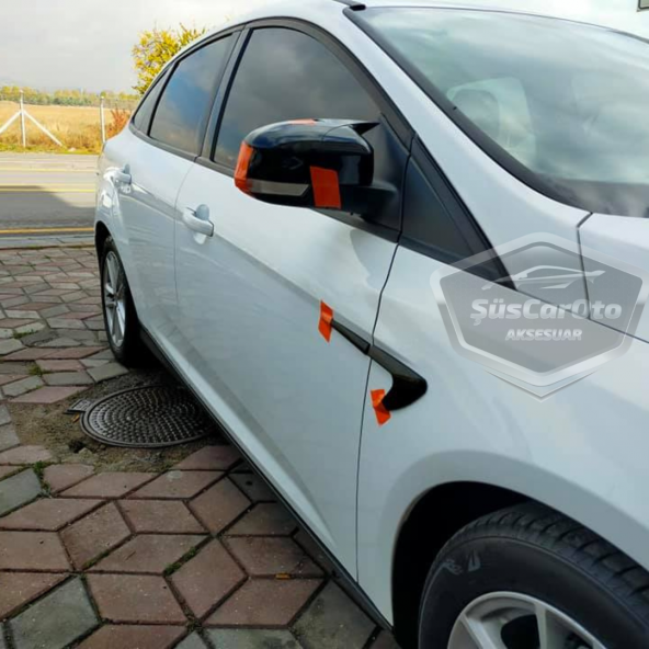 Ford Focus 3 3.5 2011-2018 Batman Yarasa Ayna Kapağı Piano Black ABS Plastik - Resim 6