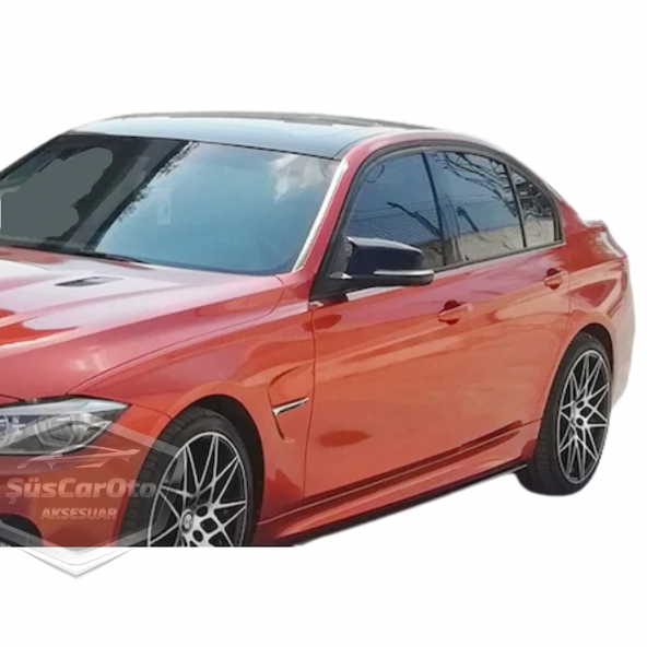 BMW F30-F32-F20 2012-2018 Batman Yarasa Ayna Kapağı Piano Black ABS Plastik - 6