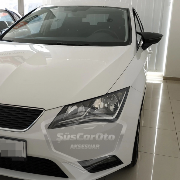 Seat Leon MK3 MK3.5 2012-2020 Batman Yarasa Ayna Kapağı Piano Black ABS Plastik - 4