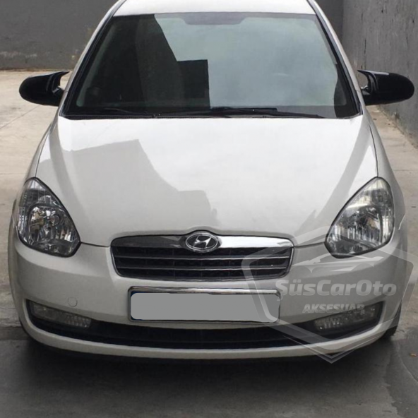 Hyundai Accent Era 2006-2012 Batman Yarasa Ayna Kapağı Piano Black ABS Plastik - 8