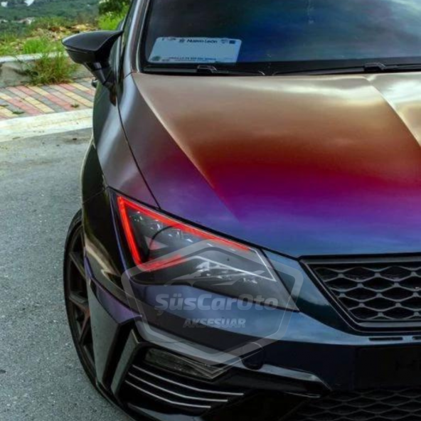 Seat Leon MK3 MK3.5 2012-2020 Batman Yarasa Ayna Kapağı Piano Black ABS Plastik - 7