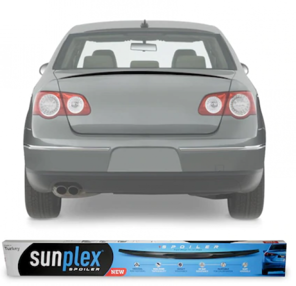 SUNPLEX Volkswagen Passat B6 Bagaj Üstü Spoiler Çıta Piano Black