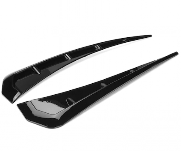 Üniversal Civic FC5 Tipi Piano Black Çamurluk Venti Izgarası 2 Adet - 2