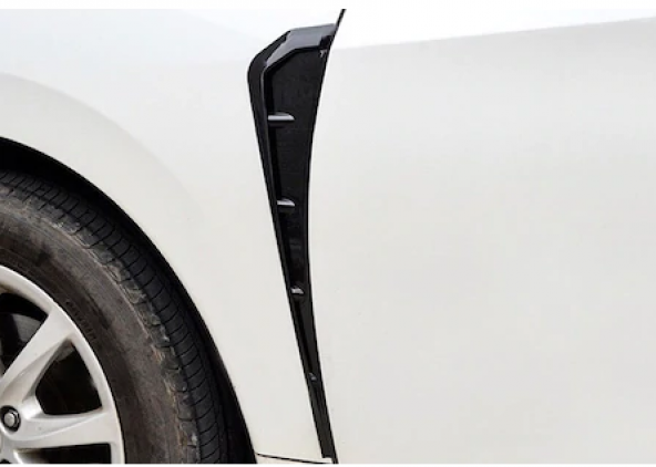 Üniversal Civic FC5 Tipi Piano Black Çamurluk Venti Izgarası 2 Adet - 5