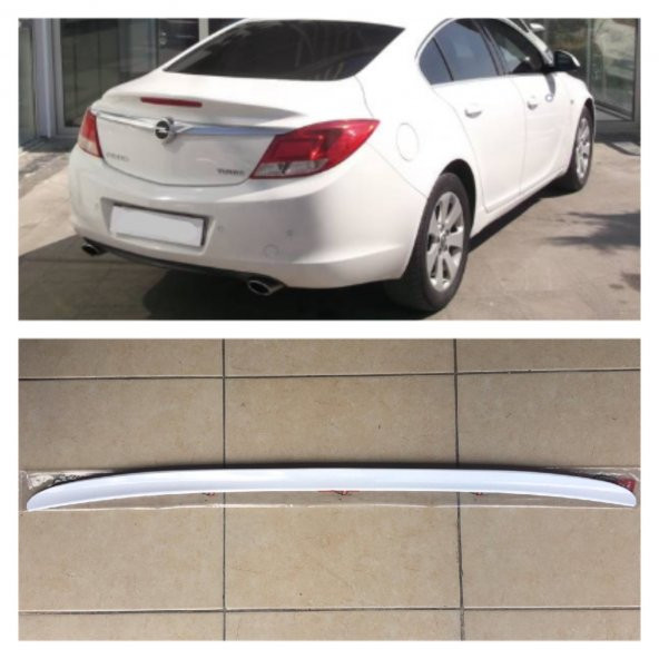 Opel İnsignia Bagaj Üstü Spoiler Bagaj Çıtası Parlak Beyaz