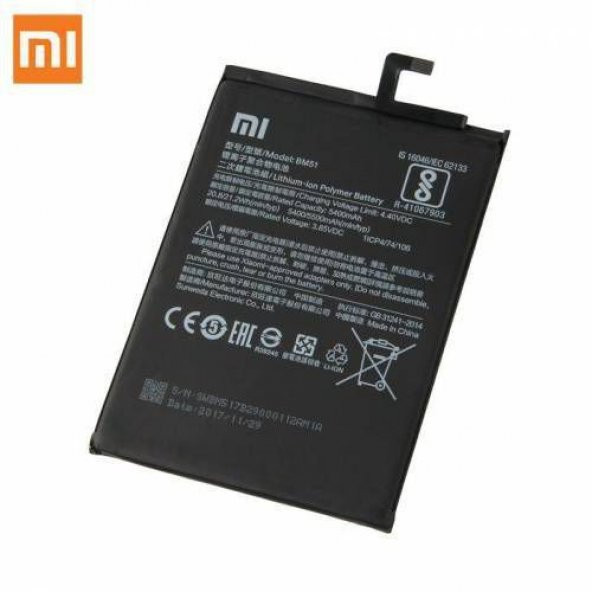 Xiaomi Mi Max 3 BM51 Batarya Pil