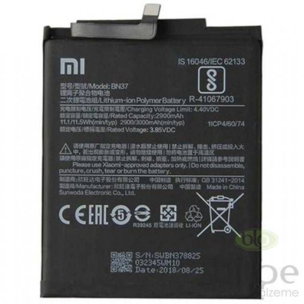 Xiaomi Redmi 6 BN37 Batarya Pil