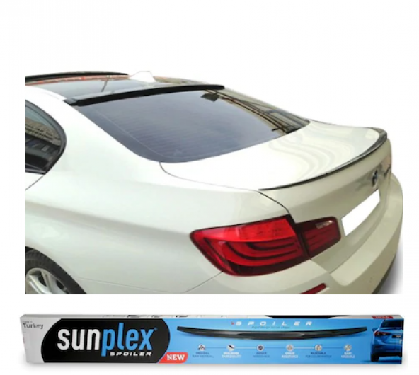 SUNPLEX BMW 5 F10 Bagaj Üstü Spoiler Piano Black 2010-2016
