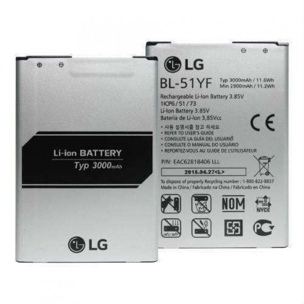 Kdr Lg G4 H815 BL-51YF Batarya Pil