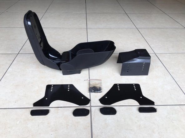 Her Araca Uygun Sürgülü Kol Dayama Kolçağı Oto Araç Kolçak Siyah - 2