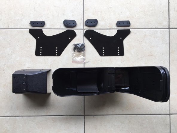 Her Araca Uygun Sürgülü Kol Dayama Kolçağı Oto Araç Kolçak Siyah - 3