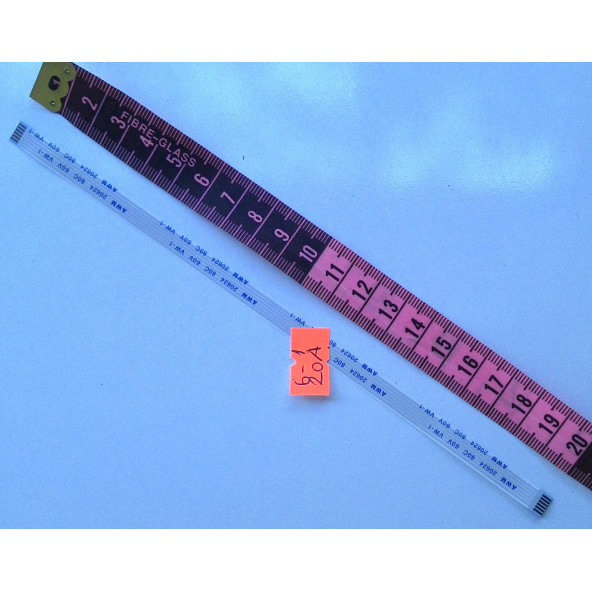 Awm 20624 80C 60V Vw-1 Flex Şerit Kablo 6 Pin 1Mm 20Cm 6-1-20A-2 - 2