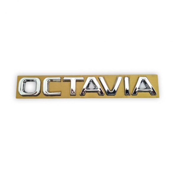 Skoda Octavia 3 A7 2013-2020 Arka Bagaj Kapağı OCTAVIA Yazısı 5E0853687