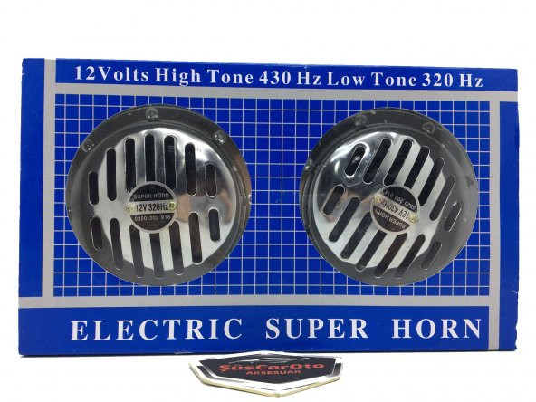 Hella Tip Süper Tone Küçük Kafa Korna Seti 12 Volt Krom 2 Adet - 4