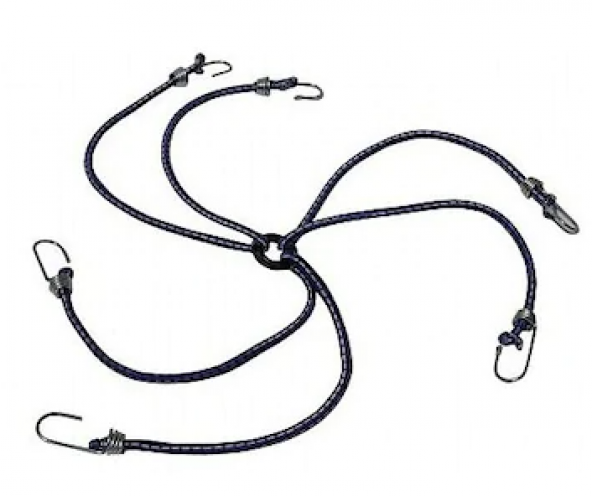 Space 6 Kollu Bagaj Ahtapotu Gergi Lastiği Bagaj Ekipmanı 8mm x 40cm - 2