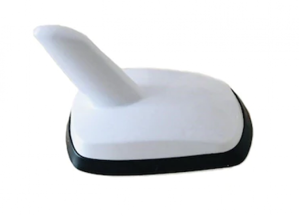 Audi Tip Balık Sırtı Anten Balina Anten Süs Tavan Anteni Beyaz - 2