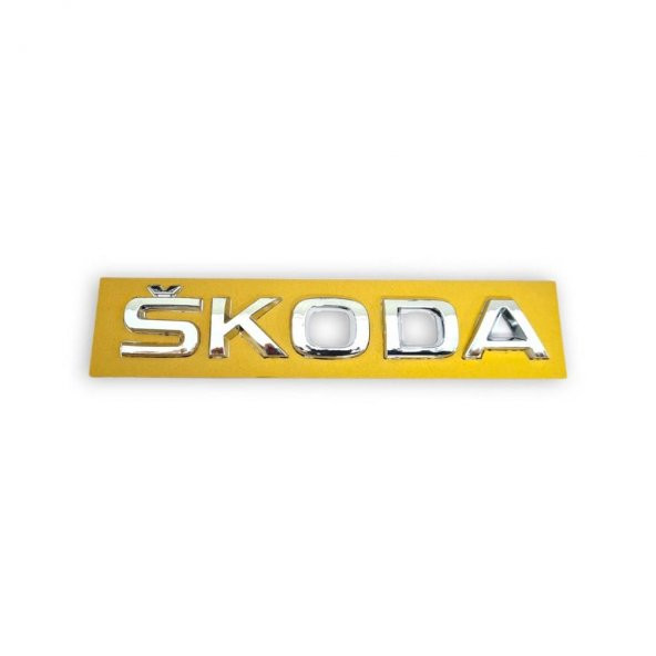 Skoda Kodiaq 2017-2020 Arka Bagaj Kapağı SKODA Marka Yazısı 5JA853687