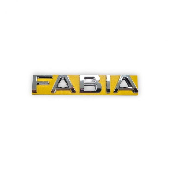 Skoda Fabia 3 2015-2021 Arka Bagaj Kapağı FABIA Model Yazısı 5J6853687AA