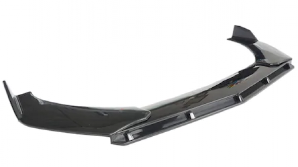 Üniversal Esnek BRABUS Lip 3 Parça Piano Black ABS Plastik Flaplı - 3