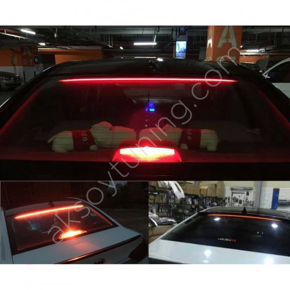 Araç Cam İçi Harici Stop Lambası 24 Ledli Üniversal 12 Volt - 5