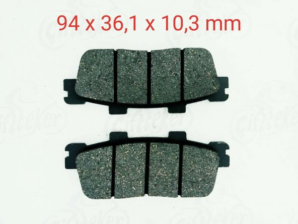ARKA FREN DİSK BALATA FA427 SYM JOYMAX 250-GTS 250-JOYRİDE 2