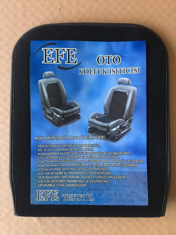 Araç İçi Koltuk Isıtıcısı Isıtmalı Koltuk Minderi Çakmaklık Girişli - 3