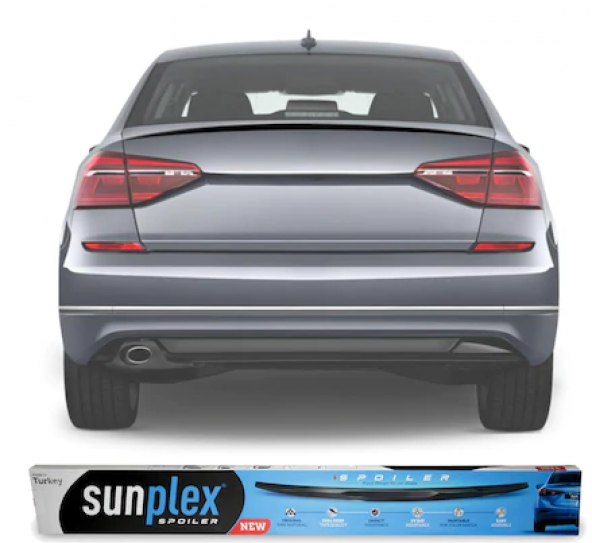 SUNPLEX Volkswagen Passat B7 / B8 / B8.5  Bagaj Üstü Spoiler Piano Black