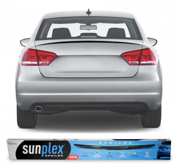 SUNPLEX Volkswagen Passat B7 / B8 / B8.5  Bagaj Üstü Spoiler Piano Black - 2