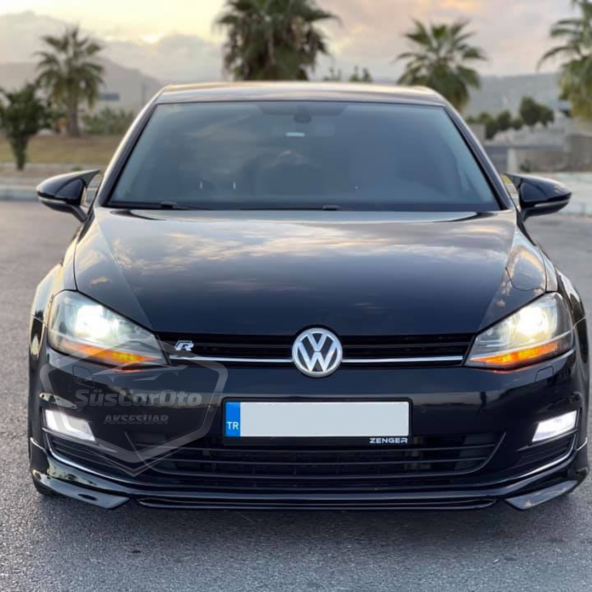 Vw Golf 7 7.5 2012-2020 Batman Yarasa Ayna Kapağı Piano Black ABS Plastik - Resim 2