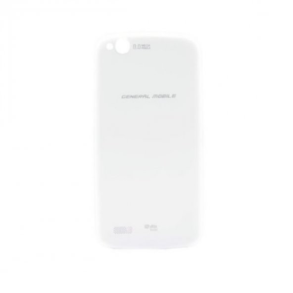 Kdr-1 General Mobile Discovery E3 Arka Pil Batarya Kapağı Beyaz
