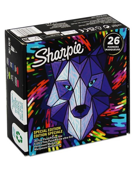 Sharpie Permanent Marker 26lı Kutu Kurt 2158030
