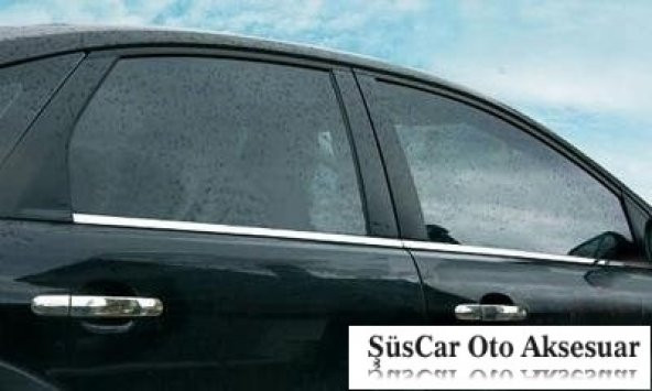 Honda Civic 2006-2011 Sedan Krom Cam Çıtası 4 Kapı 6 Parça P.Çelik - 3